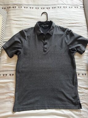 Travis Mathew Dark Charcoal Polo Shirt